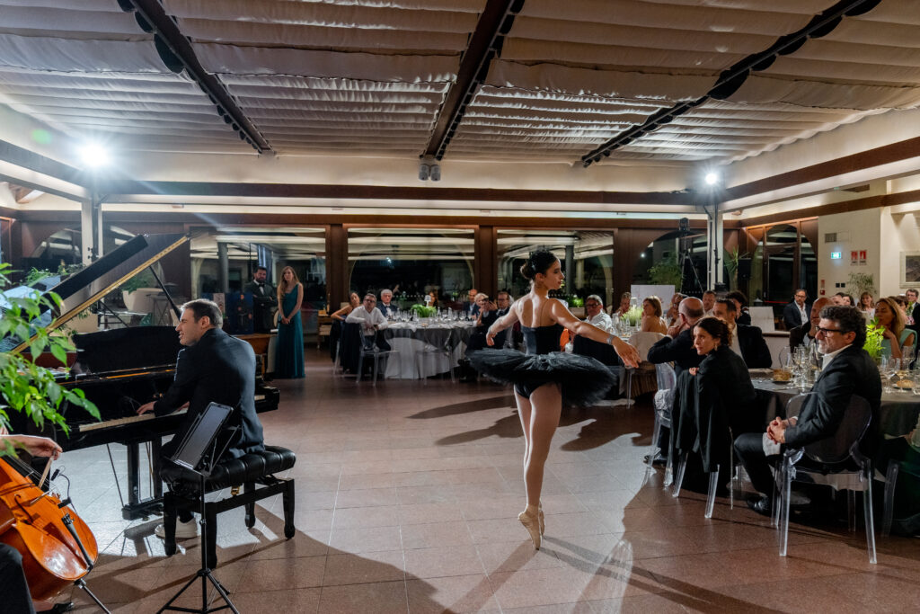 Filippo Visentin con la ballerina Aurora Zaja